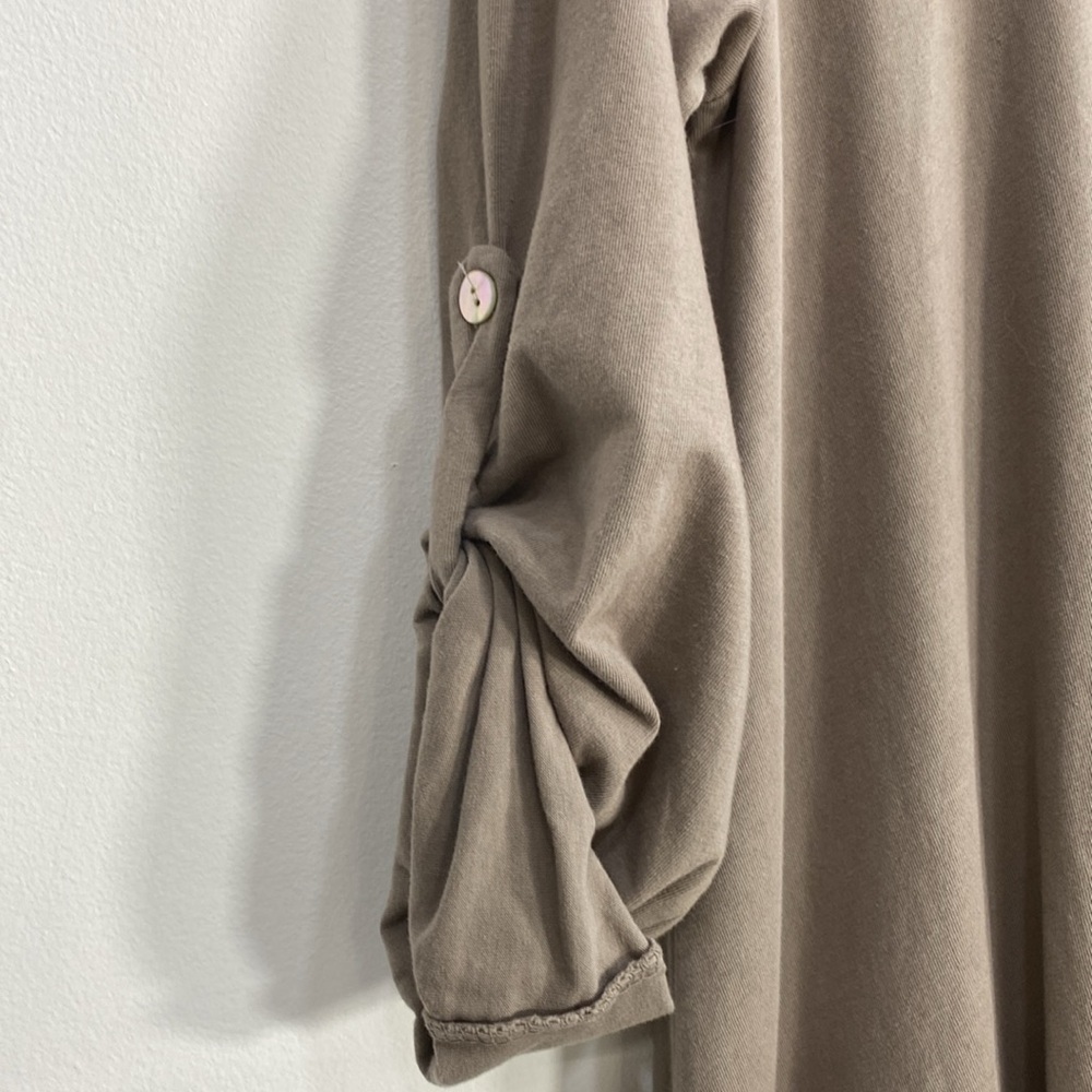 Lea Rigoli XL Boho Asymmetrical Dress Tan - Picture 4 of 12